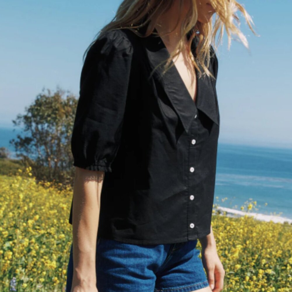 Sam Top Lisa Says Gah - Black Linen - Picture 6 of 7
